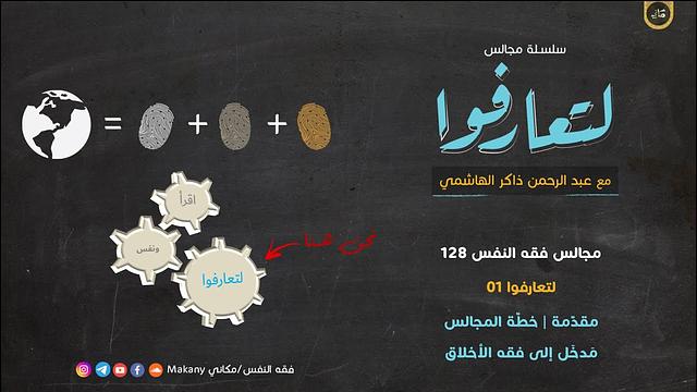 مجالس فقه النفس 128 | لتعارفوا 01 | مقدّمة + خطة المجالس + مدخل إلى فقه الأخلاق