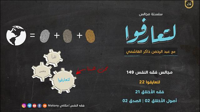 مجالس فقه النفس 149 | لتعارفوا 22 | فقه الأخلاق 21 | أصول الأخلاق 02 | الصدق 02