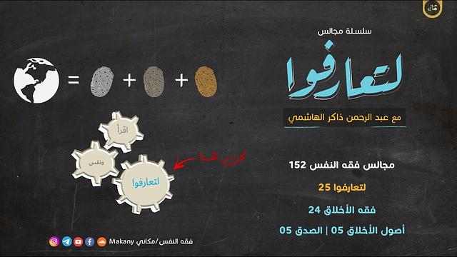 مجالس فقه النفس 152 | لتعارفوا 25 | فقه الأخلاق 24 | أصول الأخلاق 05 | الصدق 05 | مخادعات