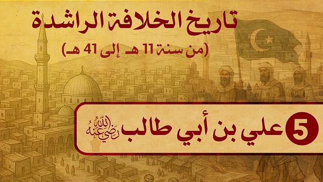 05- تاريخ الخلفاء الراشدين (11--41 هــ) / علي بن أبي طالب رضي الله عنه / الشيخ د. عثمان الخميس