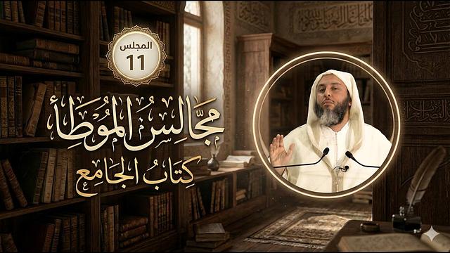 مجالس الموطأ - 11 - كتاب الجامع-ـ باب ما جاء في سكنى المدينة والخروج منها- الشيخ سعيد الكملي