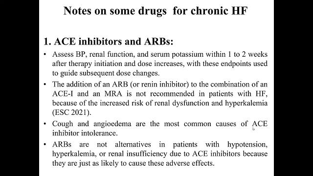HF 12- Final Notes on Some HF Drugs