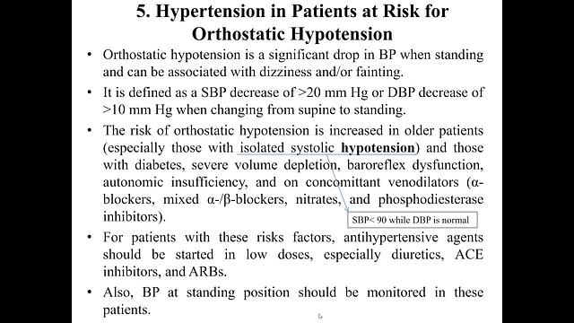 HTN12-Blacks, Children, Elderlies, Postural Hypotension