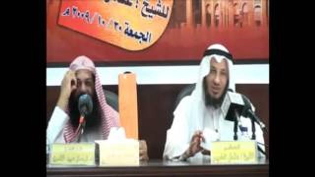 الشيخ عثمان الخميس طرفه للشيخ مع الأخوة الحضور