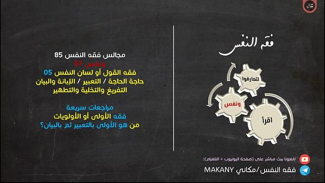 فقه القول أو لسان النفس | الإبانة والتعبير | التخلية والتطهير والتفريغ 05